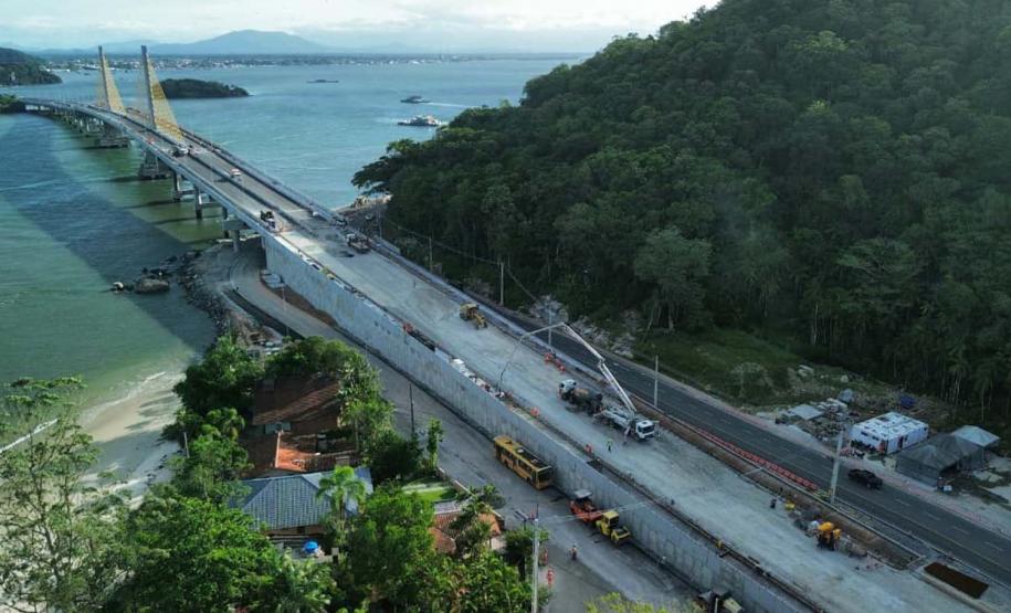 Foto: Gediel Mendes / Consórcio Supervisor Ponte de Guaratuba