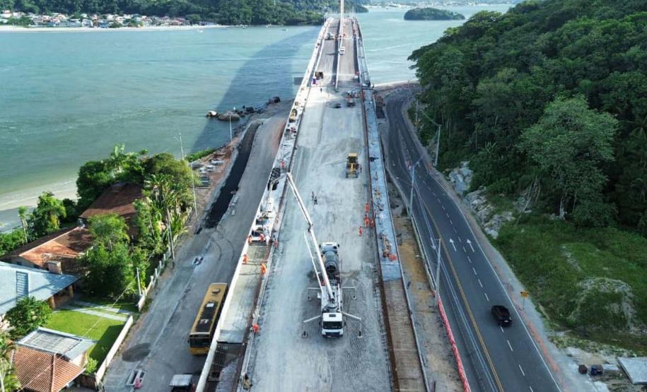 Foto: Gediel Mendes / Consórcio Supervisor Ponte de Guaratuba