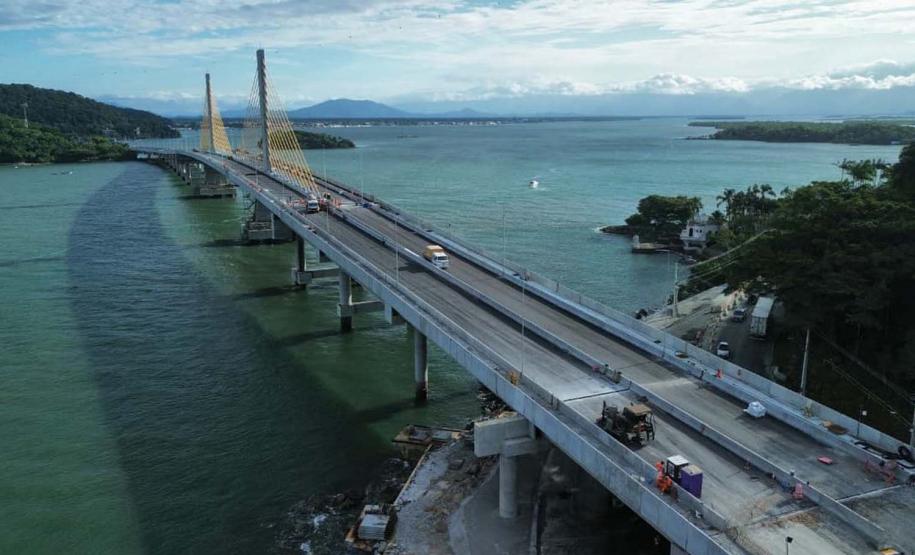 Foto: Gediel Mendes / Consórcio Supervisor Ponte de Guaratuba