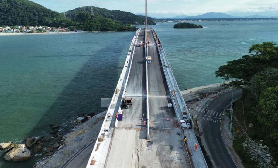 Foto: Gediel Mendes / Consórcio Supervisor Ponte de Guaratuba