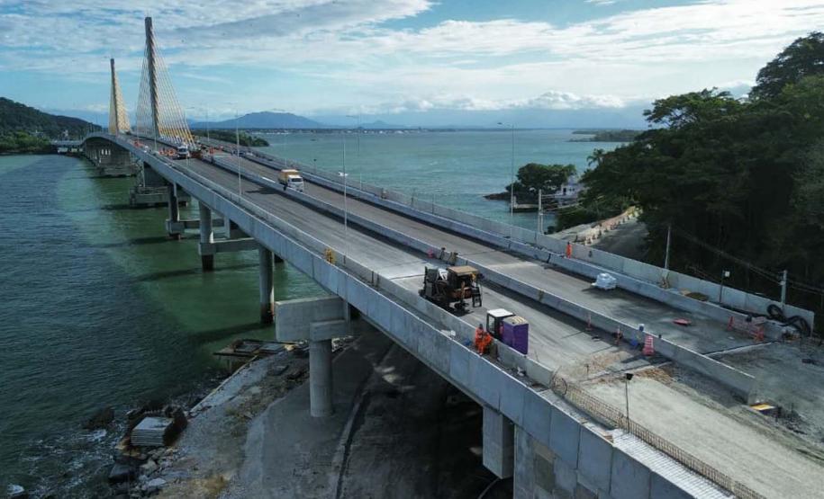 Foto: Gediel Mendes / Consórcio Supervisor Ponte de Guaratuba