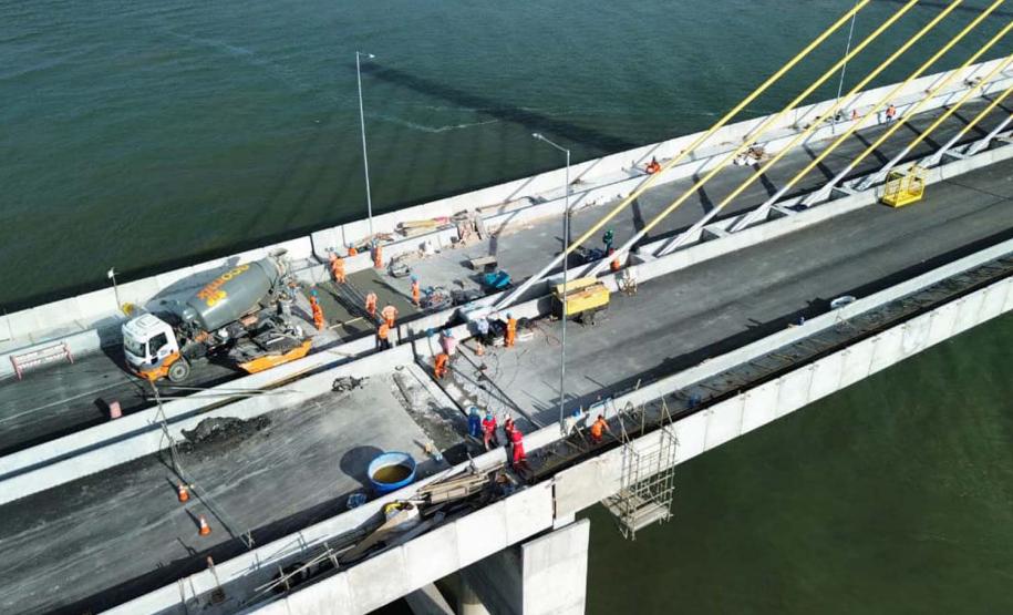 Foto: Gediel Mendes / Consórcio Supervisor Ponte de Guaratuba