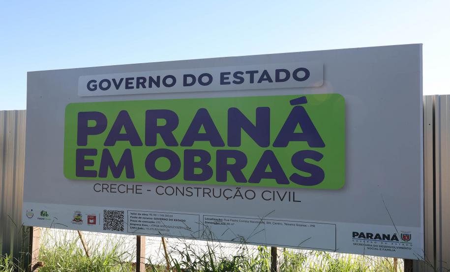 Maior programa de creches do Brasil: Paraná chega a 110 obras para atender primeira infância