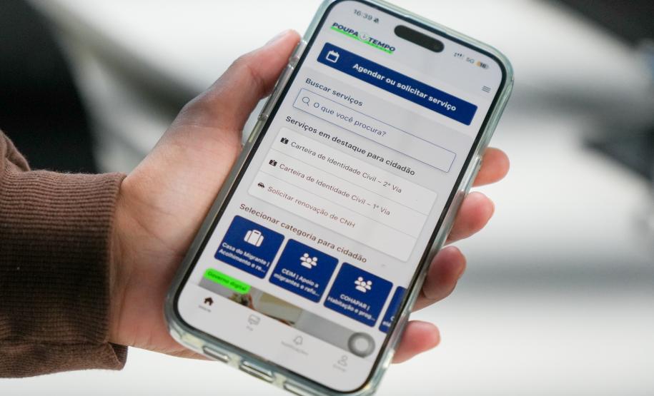 Poupatempo Paraná lança aplicativo para iOS e facilita acesso a serviços públicos