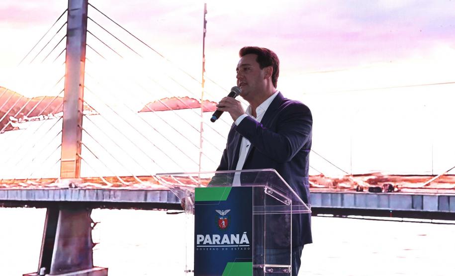 Governador Ratinho Junior inaugura a Ponte de Guaratuba, antigo sonho dos paranaenses