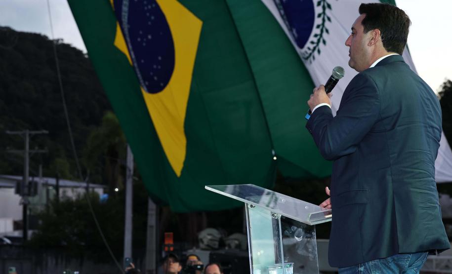 Governador Ratinho Junior inaugura a Ponte de Guaratuba, antigo sonho dos paranaenses
