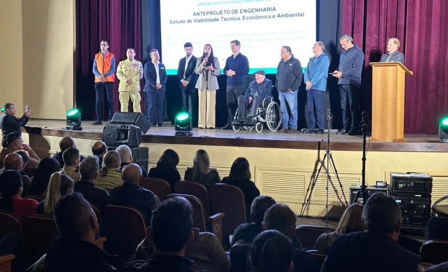 Estado apresenta anteprojeto com obras de R$ 1,3 bilhão para minimizar cheias do Rio Iguaçu