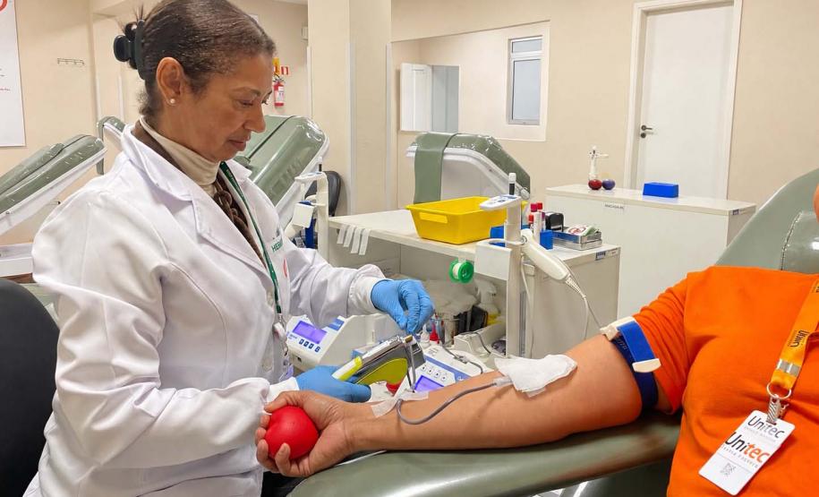 Junho Vermelho: Hemepar reforça pedido de doação de sangue dos tipos O+ e O-
