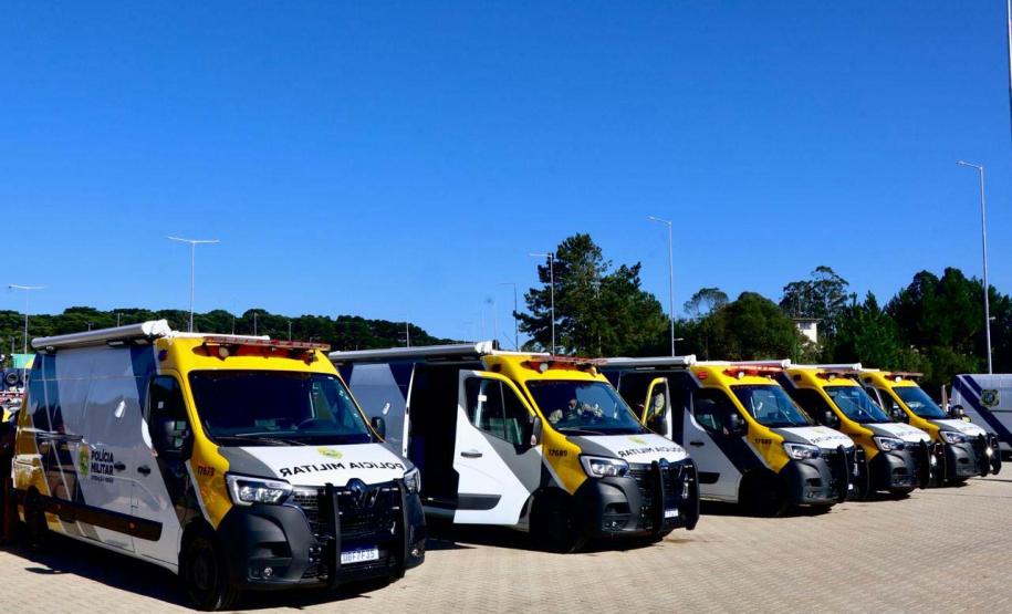Blindados, RAMs, ambulâncias do Siate e mais: Estado entregou 6,3 mil viaturas desde 2019