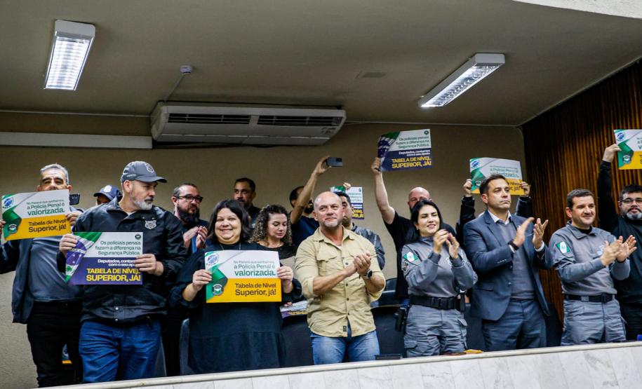 Aprovado projeto de lei que promove isonomia da Polícia Penal do Paraná com demais forças