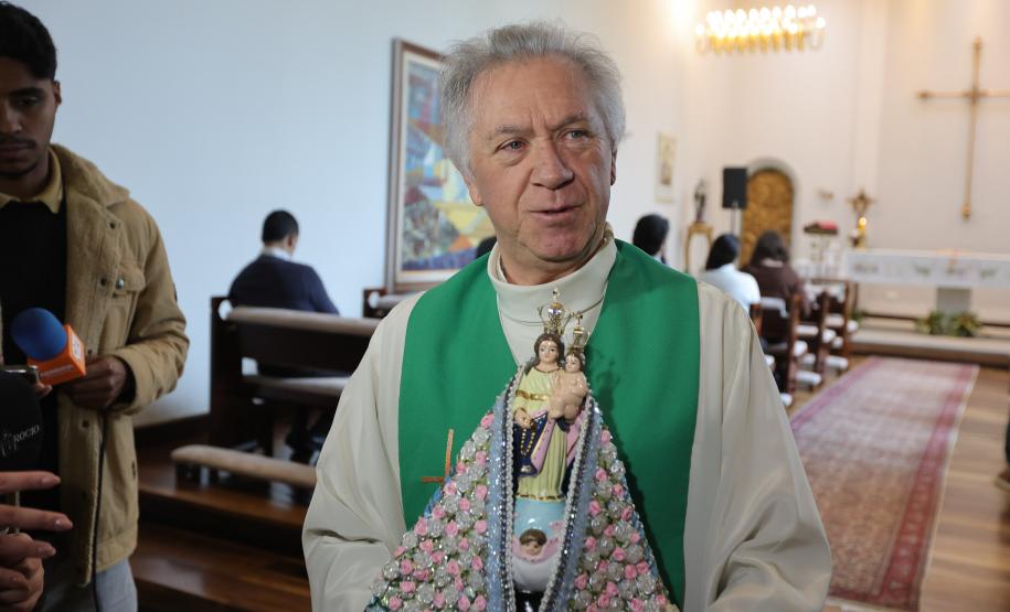 O vice governador Darci Piana participa nesta terca-feira (27), de missa com a Nossa Senhora do Rocio, Padroeira do Paraná