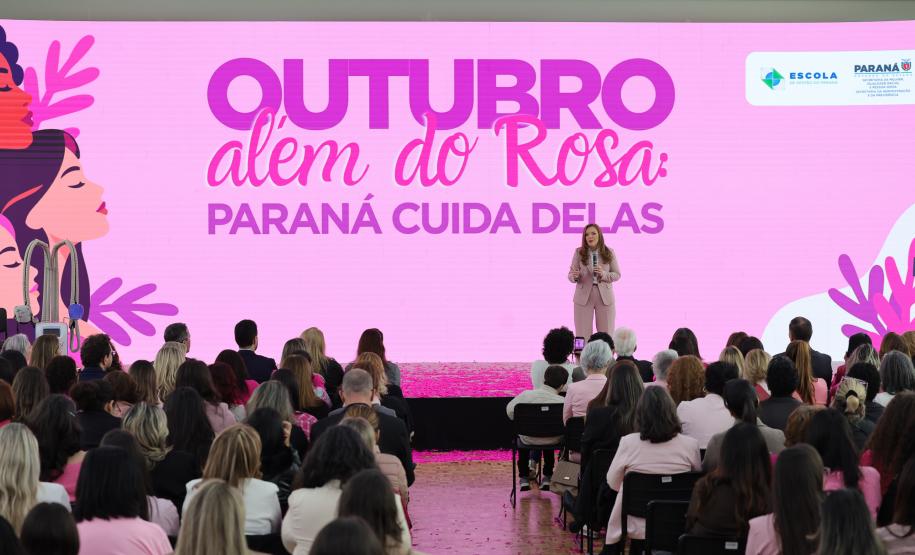 O governador Darci Piana participa nesta quarta-feira (28) do Lançamento do projeto "Paraná Cuida Delas" da Secretaria de Estado da Mulher, Igualdade Racial e Pessoa Idosa do Paraná.