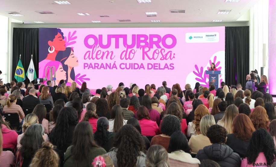 O governador Darci Piana participa nesta quarta-feira (28) do Lançamento do projeto "Paraná Cuida Delas" da Secretaria de Estado da Mulher, Igualdade Racial e Pessoa Idosa do Paraná.