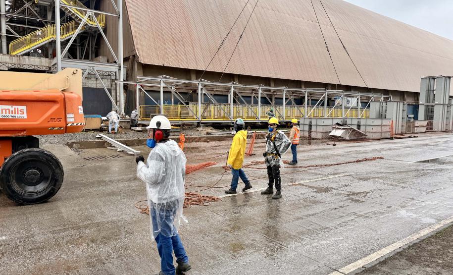 Porto de Paranaguá realiza primeira conexão do Moegão com terminal privado